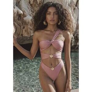 NEW SOAH thalissa one piece swimsuit in dusk rose